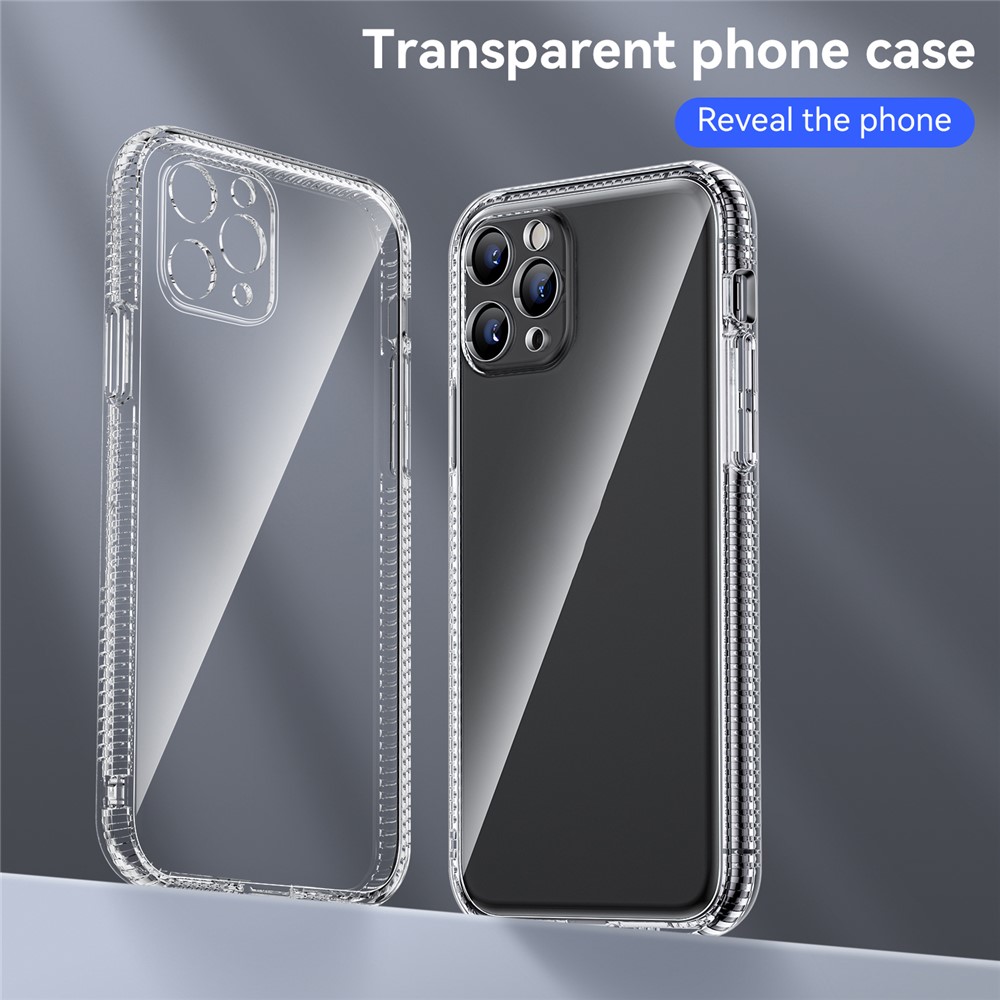 Transparent Anti-drop Anti-Fingerprint Non-slip Soft TPU Phone Case Shell for iPhone 11 Pro 5.8 inch-2
