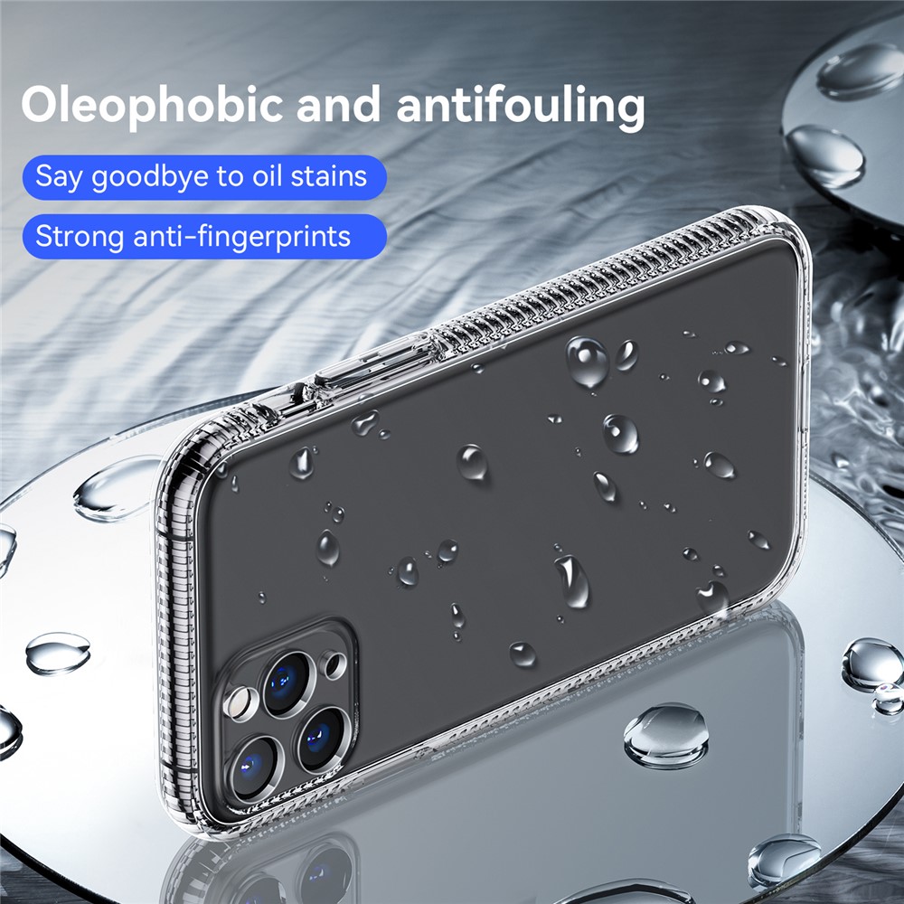 Transparent Anti-drop Anti-Fingerprint Non-slip Soft TPU Phone Case Shell for iPhone 11 Pro 5.8 inch-4
