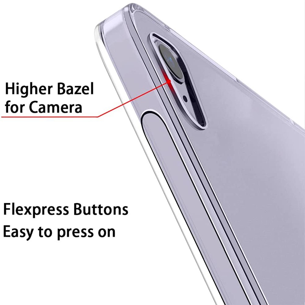 Slim Flexible TPU Transparent Shockproof Protective Back Cover Skin for iPad mini (2021)-2