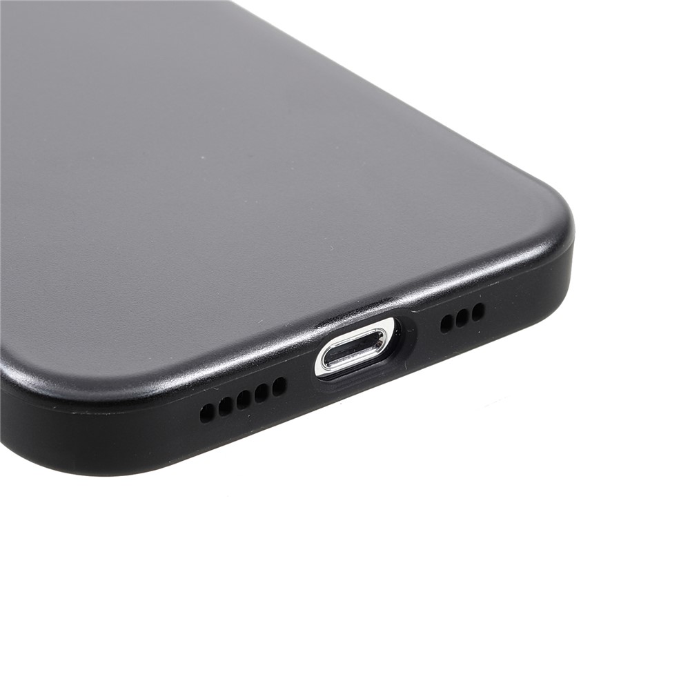 PC + TPU Phone Case Light Slim Matte Anti-fingerprint Metal Kickstand Cover for iPhone 13 Pro Max 6.7 inch - Black-5
