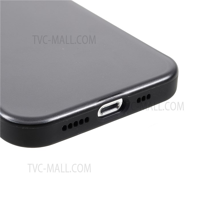 PC + TPU Phone Case Matte Anti-fingerprint Metal Kickstand Lens Protection Cover Shell for iPhone 13 Pro 6.1 inch - Black-5