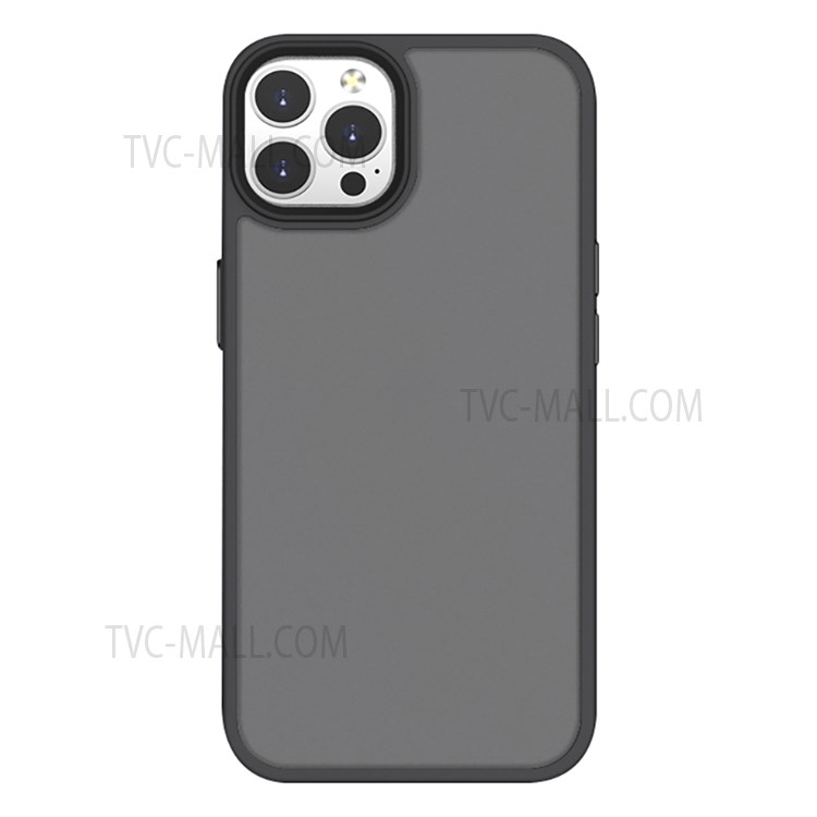 MOCOLO K25 Anti-fingerprint Hard PC + TPU Phone Case Drop-proof Phone Cover for iPhone 13 Pro 6.1 inch - Black-1