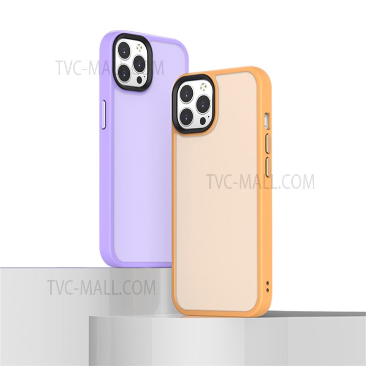MOCOLO K25 Anti-fingerprint Hard PC + TPU Phone Case Drop-proof Phone Cover for iPhone 13 Pro 6.1 inch - Black-2