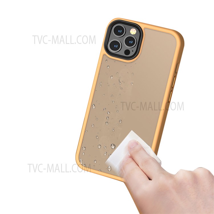 MOCOLO K25 Matte Surface PC + TPU Phone Case Drop-proof Phone Cover for iPhone 13 Pro Max 6.7 inch - Black-4