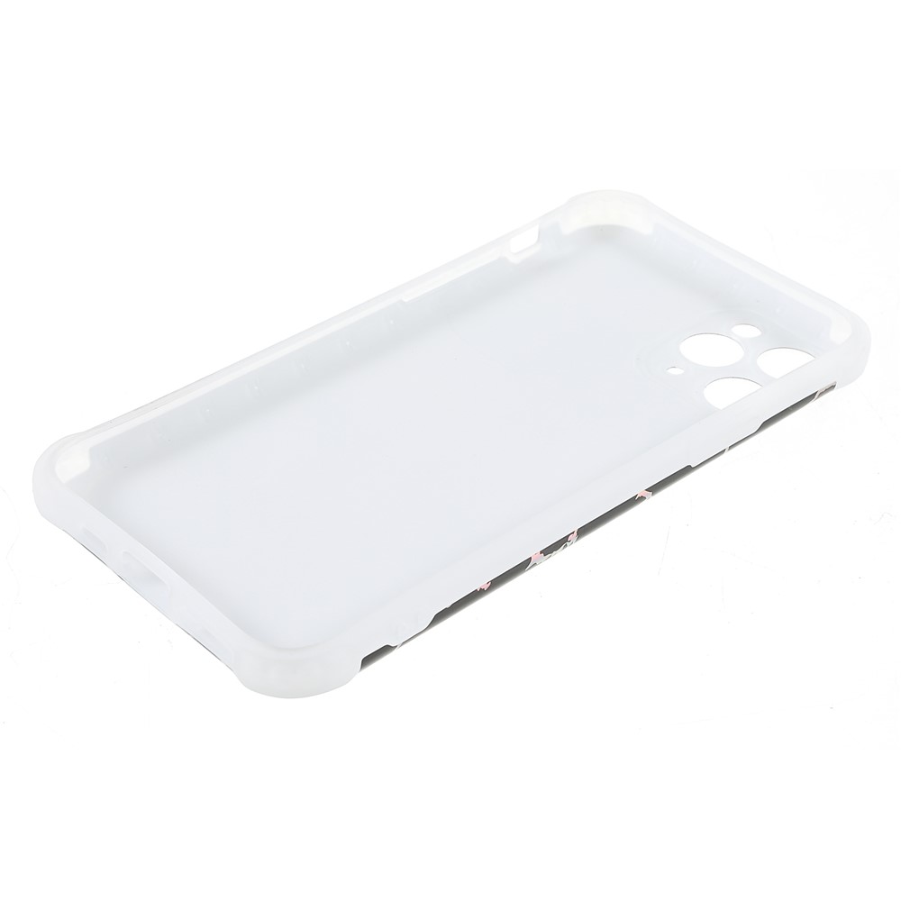 IMD Laser Marble Light Thin Four Corner Anti-fall TPU+PC Well-protected Case Cover for iPhone 11 Pro 5.8 inch - CF1 Black-7