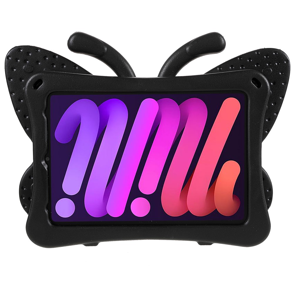 Butterfly Style Fall Protection Kickstand Design EVA Tablet Case Cover for iPad mini (2021) - Black-2