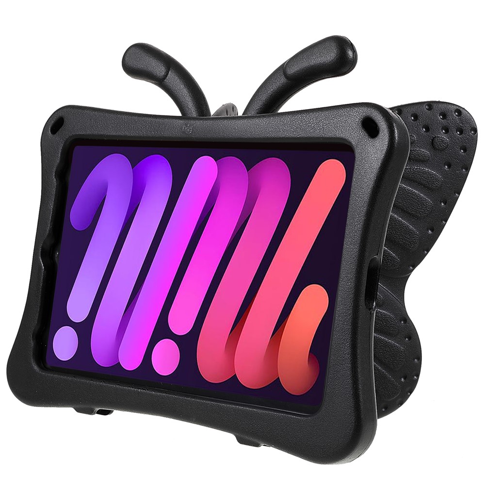 Butterfly Style Fall Protection Kickstand Design EVA Tablet Case Cover for iPad mini (2021) - Black-7
