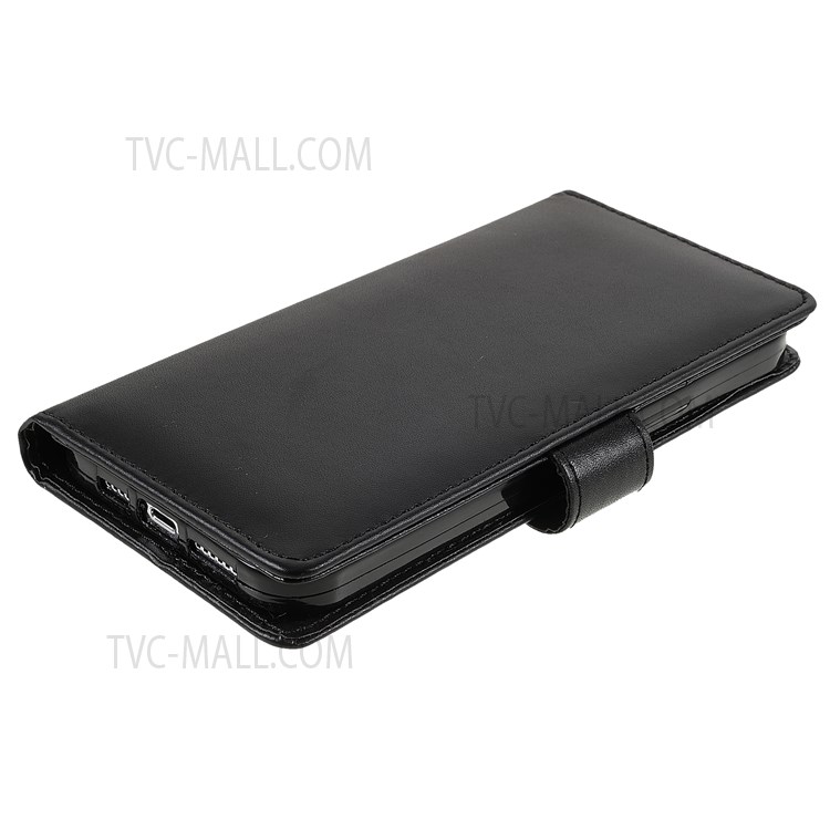 For iPhone 13 Pro 6.1 inch Scratch-resistant Wallet PU Leather Phone Case Magnetic Closing Soft Inner TPU Shockproof Cover with Stand-4