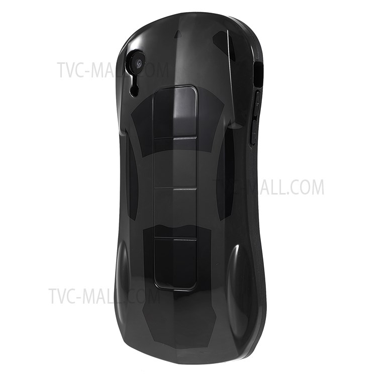 Stylish Car Shaped IMD Scratch-resistant Flexible TPU Phone Cover Phone Case for iPhone XR 6.1 inch - Black-3