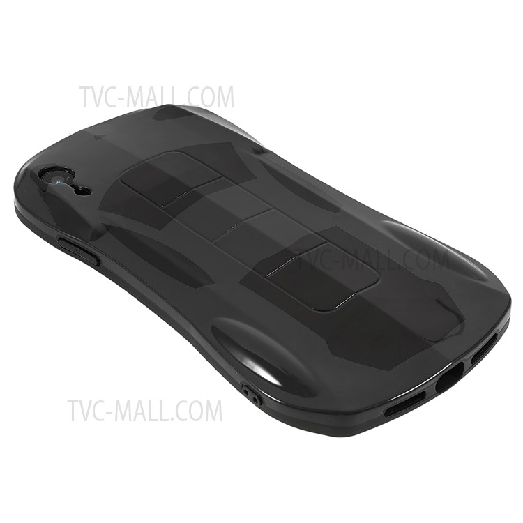 Stylish Car Shaped IMD Scratch-resistant Flexible TPU Phone Cover Phone Case for iPhone XR 6.1 inch - Black-4