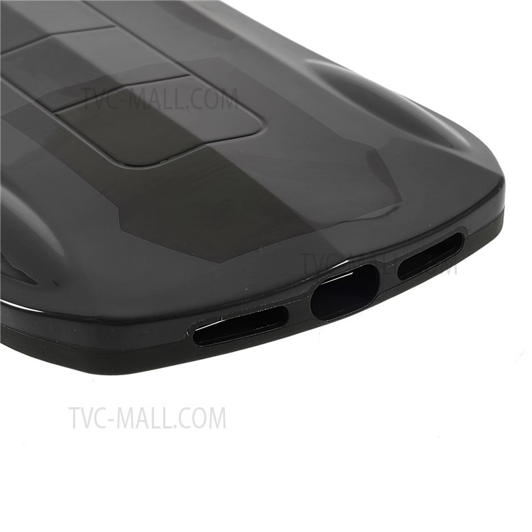Stylish Car Shaped IMD Scratch-resistant Flexible TPU Phone Cover Phone Case for iPhone XR 6.1 inch - Black-5
