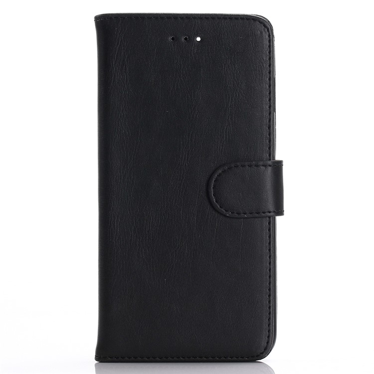 Retro Leather Wallet Stand Case for iPhone 7 Plus - Black-5