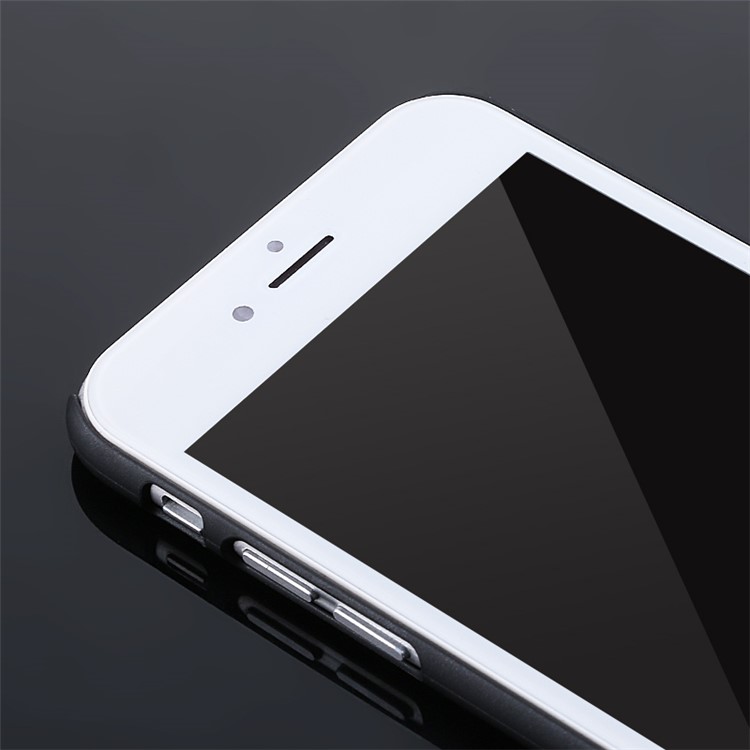 X-LEVEL Slim Rubber Coating PC Hard Case for iPhone 6s 6 - Black-6