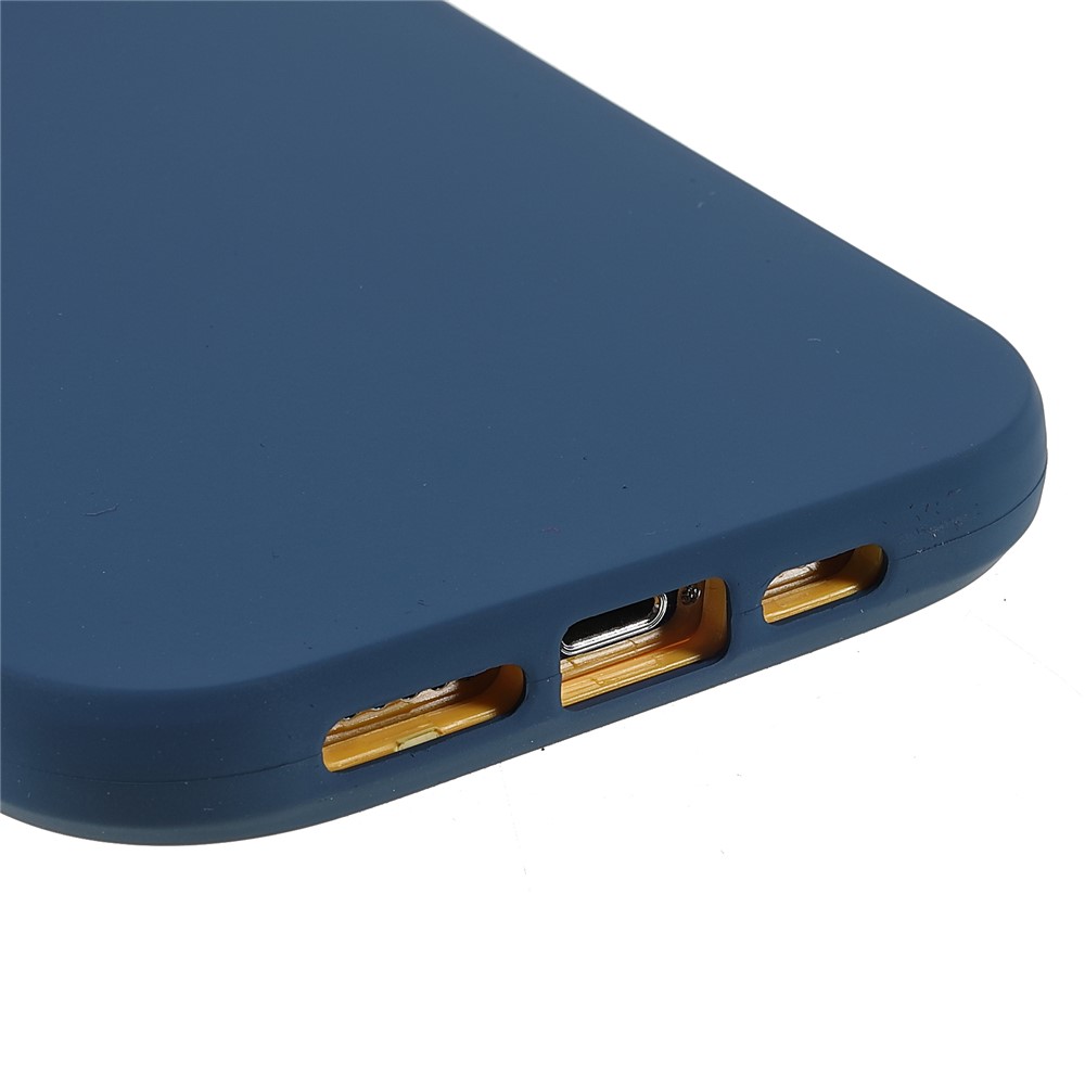 Rubberized TPU + PC Hybrid Phone Case Anti-fingerprint Back Shell for iPhone 13 Pro 6.1 inch - Sapphire-5