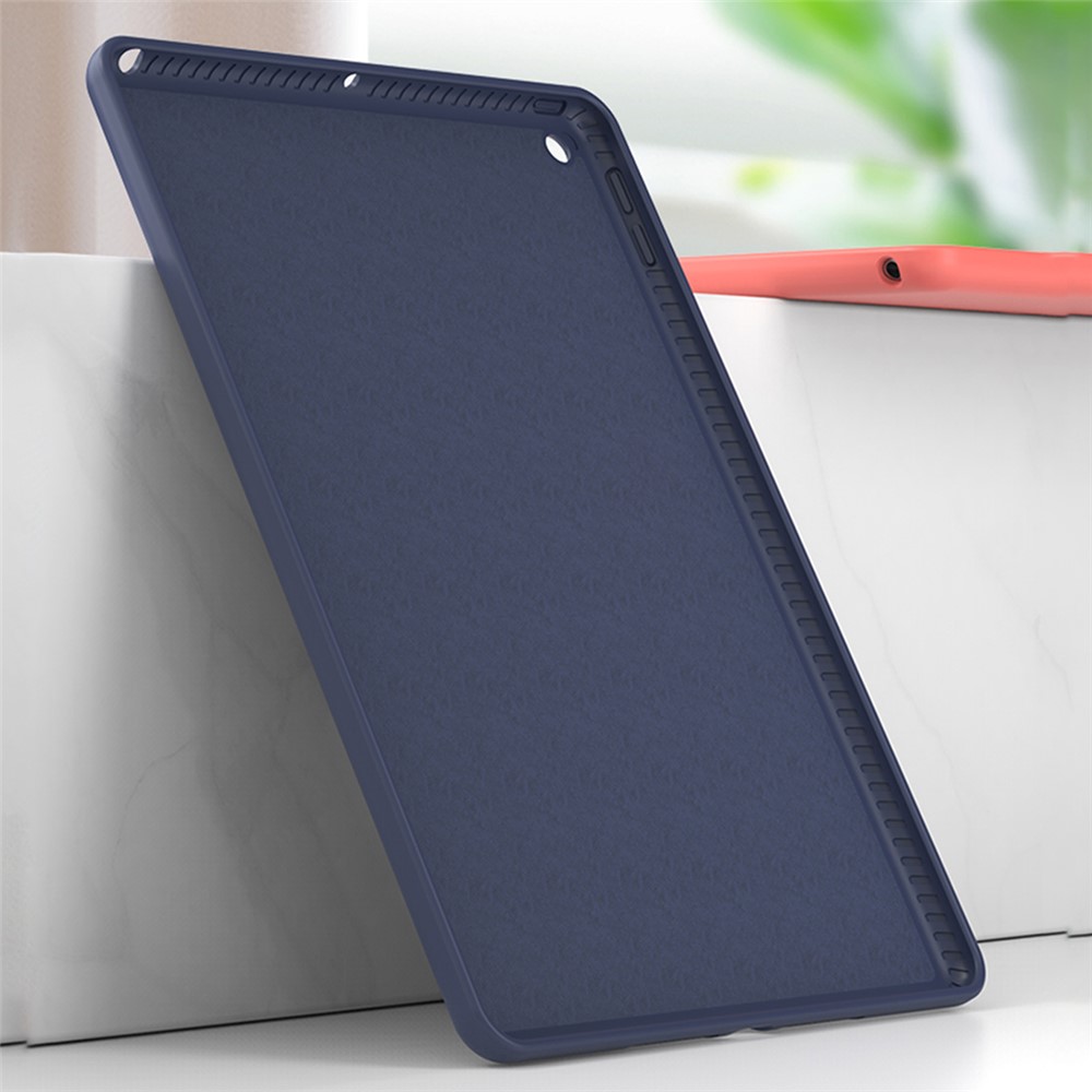 MUTURAL Liquid Silicone + PC Anti-drop Protective Tablet Case Cover for iPad 10.2 (2020)/(2019) - Purple-5