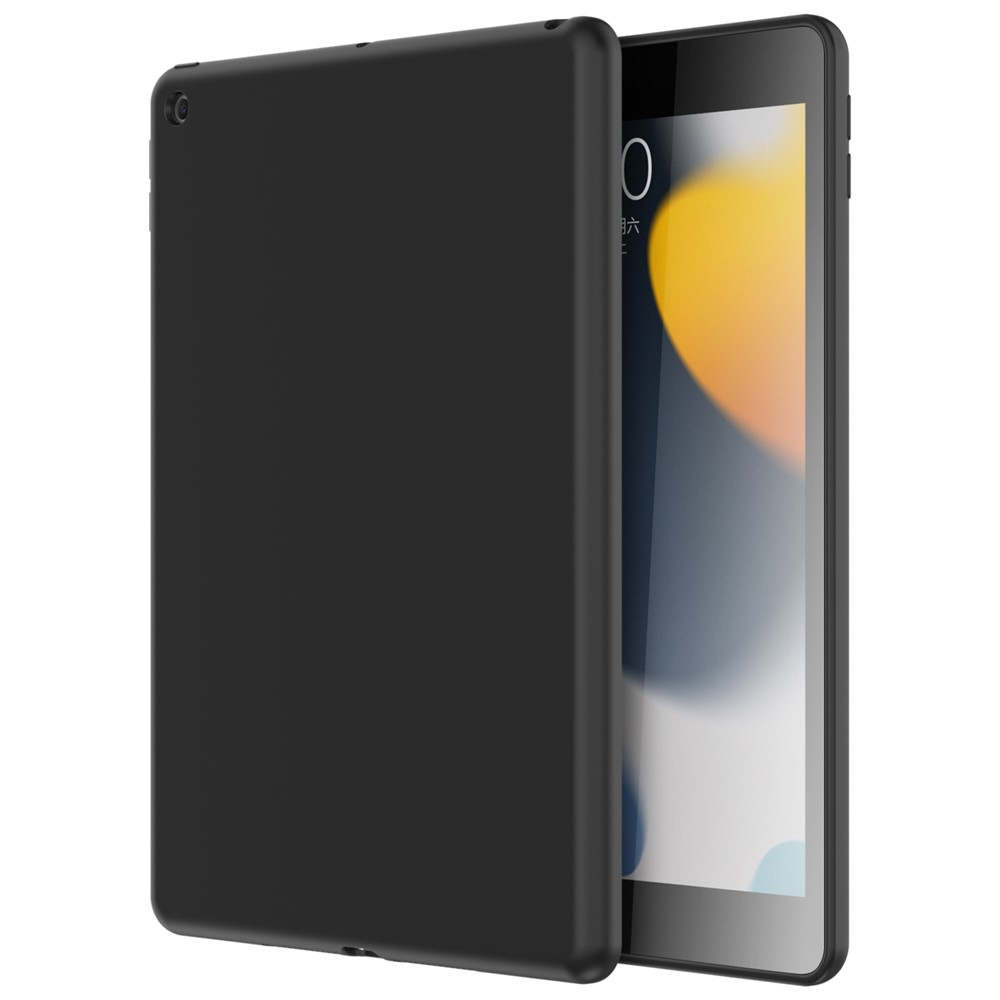 MUTURAL Liquid Silicone + PC Anti-drop Protective Tablet Case Cover for iPad 10.2 (2020)/(2019) - Black