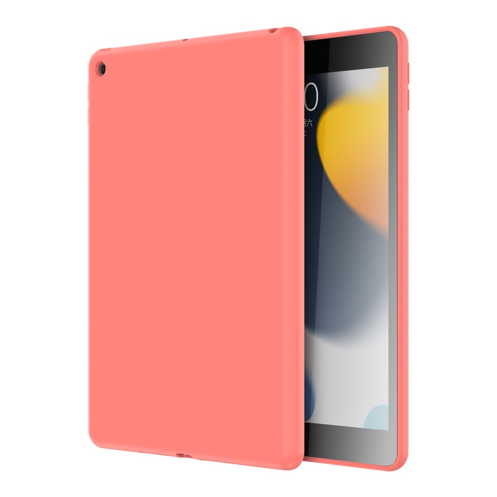 MUTURAL Liquid Silicone + PC Anti-drop Protective Tablet Case Cover for iPad 10.2 (2020)/(2019) - Orange
