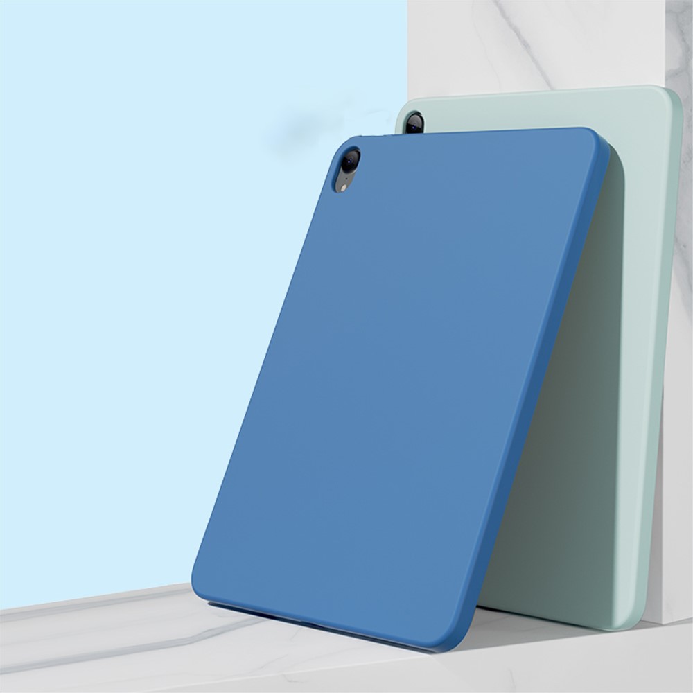 MUTURAL Drop-resistant Liquid Silicone+PC Microfiber Lining Protective Tablet Case Cover for iPad Air 10.9-inch (2020) - Orange-2