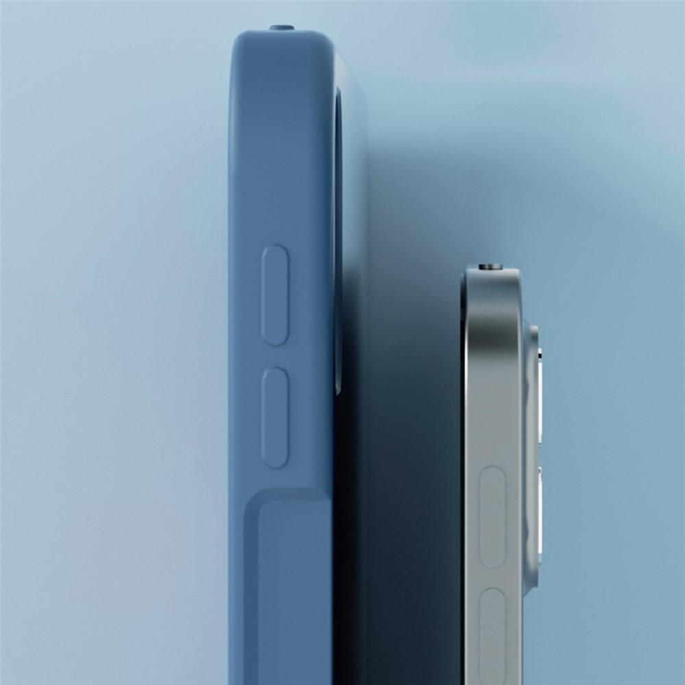 MUTURAL Fall-proof Liquid Silicone Protective Tablet Case Cover for iPad Pro 12.9-inch (2021)/(2020) - Baby Blue-5