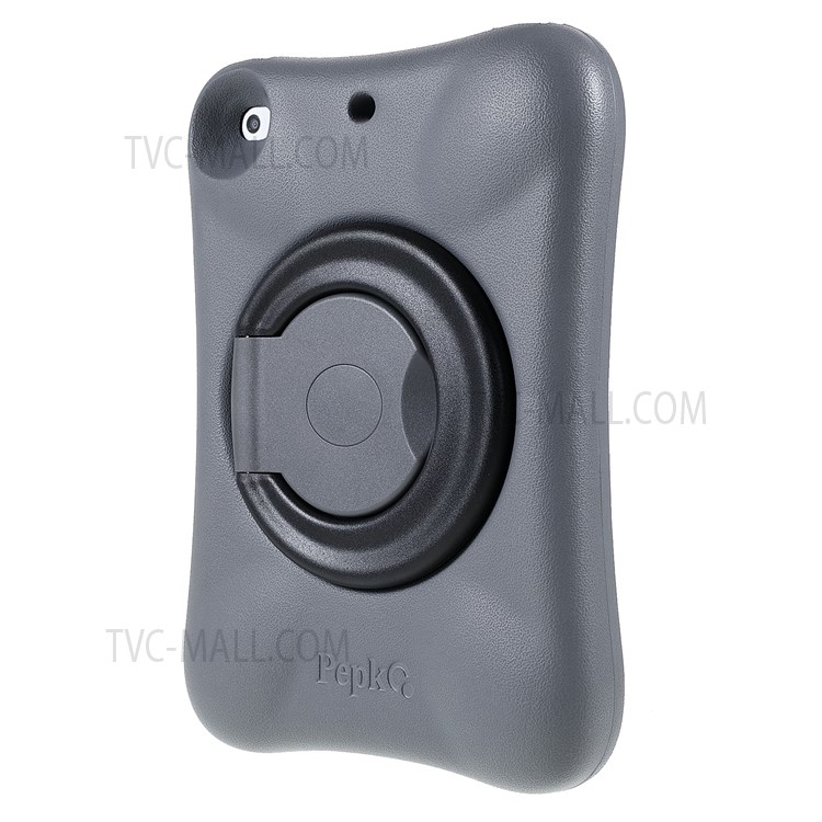 PEPKOO EVA Drop-proof Anti-scratch Protective Case with 360 Degree Rotary Kickstand for iPad mini 4 / mini (2019) 7.9 inch - Black-3