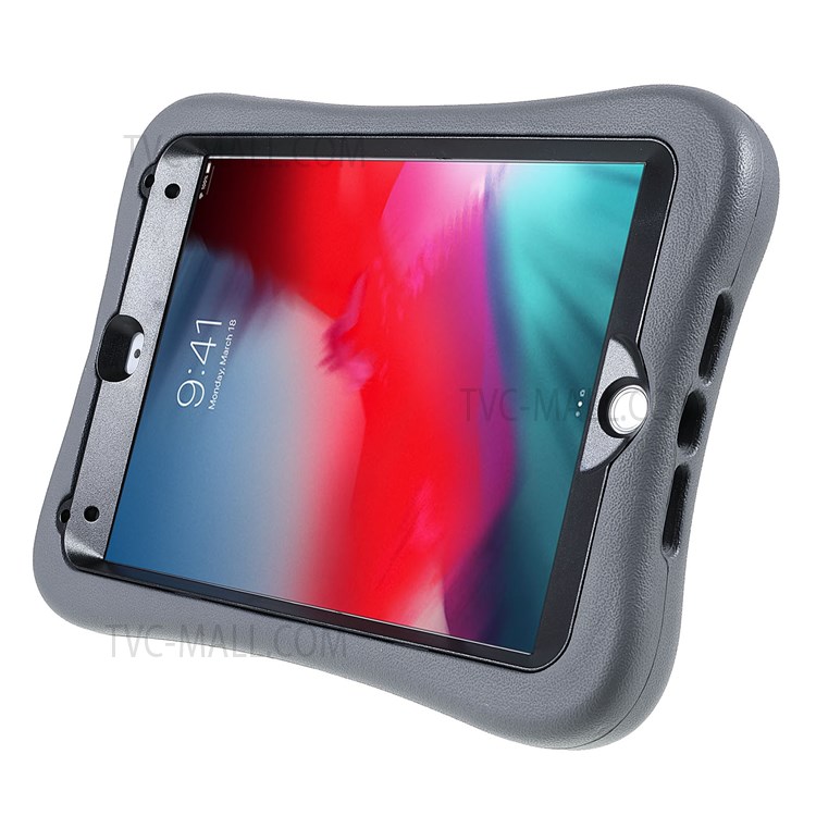 PEPKOO EVA Drop-proof Anti-scratch Protective Case with 360 Degree Rotary Kickstand for iPad mini 4 / mini (2019) 7.9 inch - Black-7