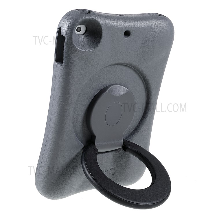PEPKOO EVA Drop-proof Anti-scratch Protective Case with 360 Degree Rotary Kickstand for iPad mini 4 / mini (2019) 7.9 inch - Black-9