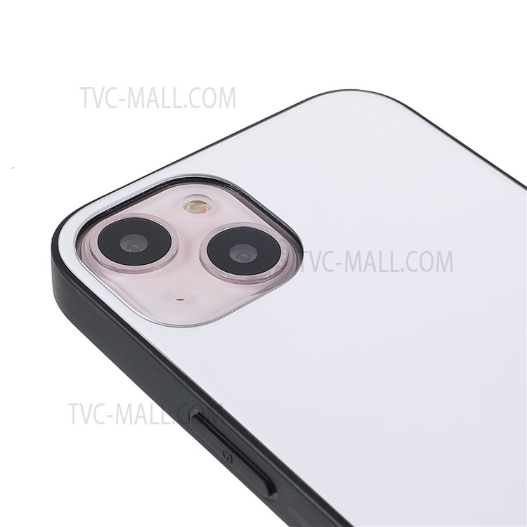 ROAR Mirror Surface Stylish PC + TPU + Tempered Glass Hybrid Case for iPhone 13 6.1 inch-5