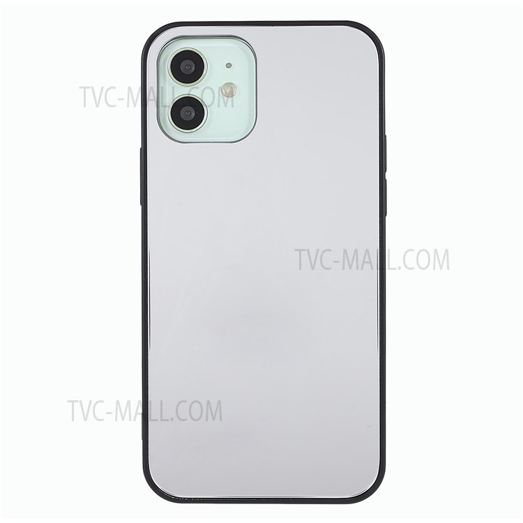 ROAR Precise Cutout Lightweight Mirror Surface PC + TPU + Tempered Glass Hybrid Case for iPhone 12/12 Pro 6.1 inch-2
