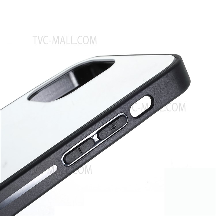 ROAR Precise Cutout Lightweight Mirror Surface PC + TPU + Tempered Glass Hybrid Case for iPhone 12/12 Pro 6.1 inch-8