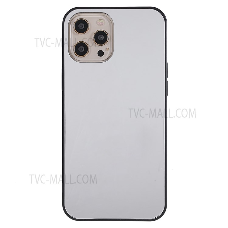 ROAR Mirror Surface Precise Cutout Lightweight PC + TPU + Tempered Glass Hybrid Mobile Phone Case for iPhone 12 Pro Max 6.7 inch-2