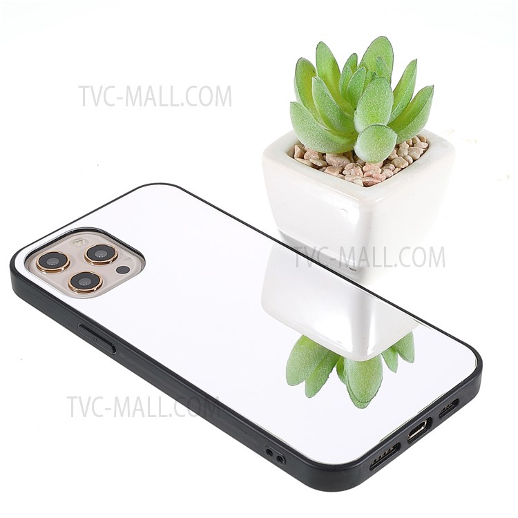 ROAR Mirror Surface Precise Cutout Lightweight PC + TPU + Tempered Glass Hybrid Mobile Phone Case for iPhone 12 Pro Max 6.7 inch-6