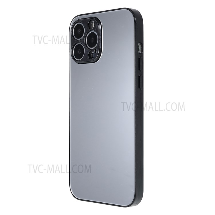 ROAR Well-protected Anti-scratch Mirror Surface PC + TPU + Tempered Glass Hybrid Case for iPhone 13 Pro Max 6.7 inch-3