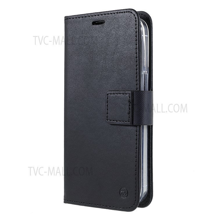 ROAR PU Leather + TPU Solid Color Mobile Phone Wallet Stand Case for iPhone 13 Pro Max 6.7 inch - Black-2