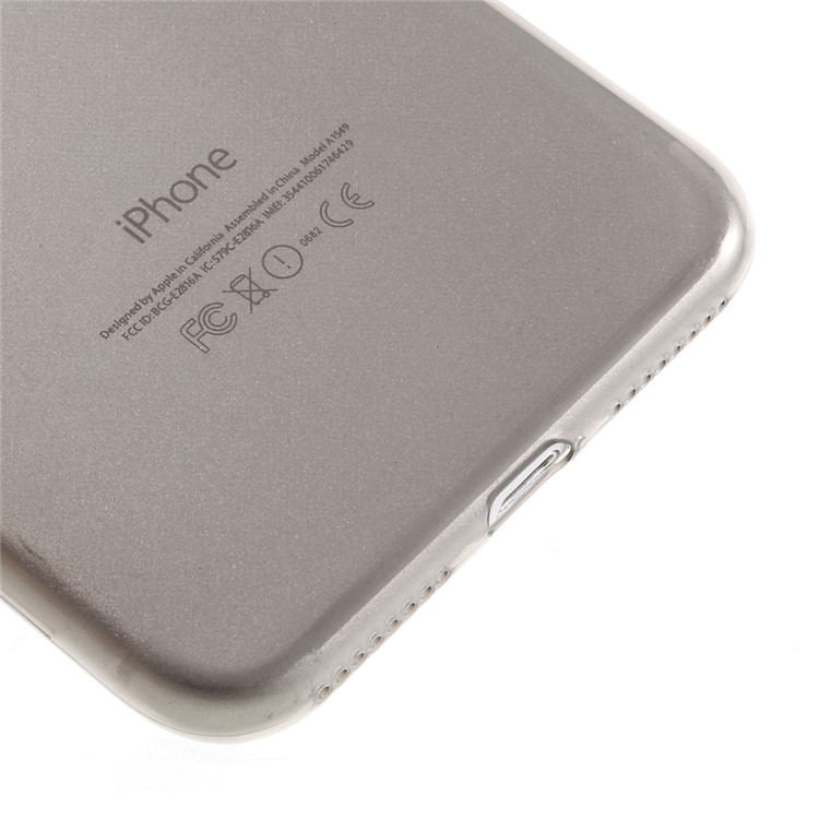 Super Thin TPU Protective Shell Cover for iPhone 8 / 7 4.7 inch - Grey-4