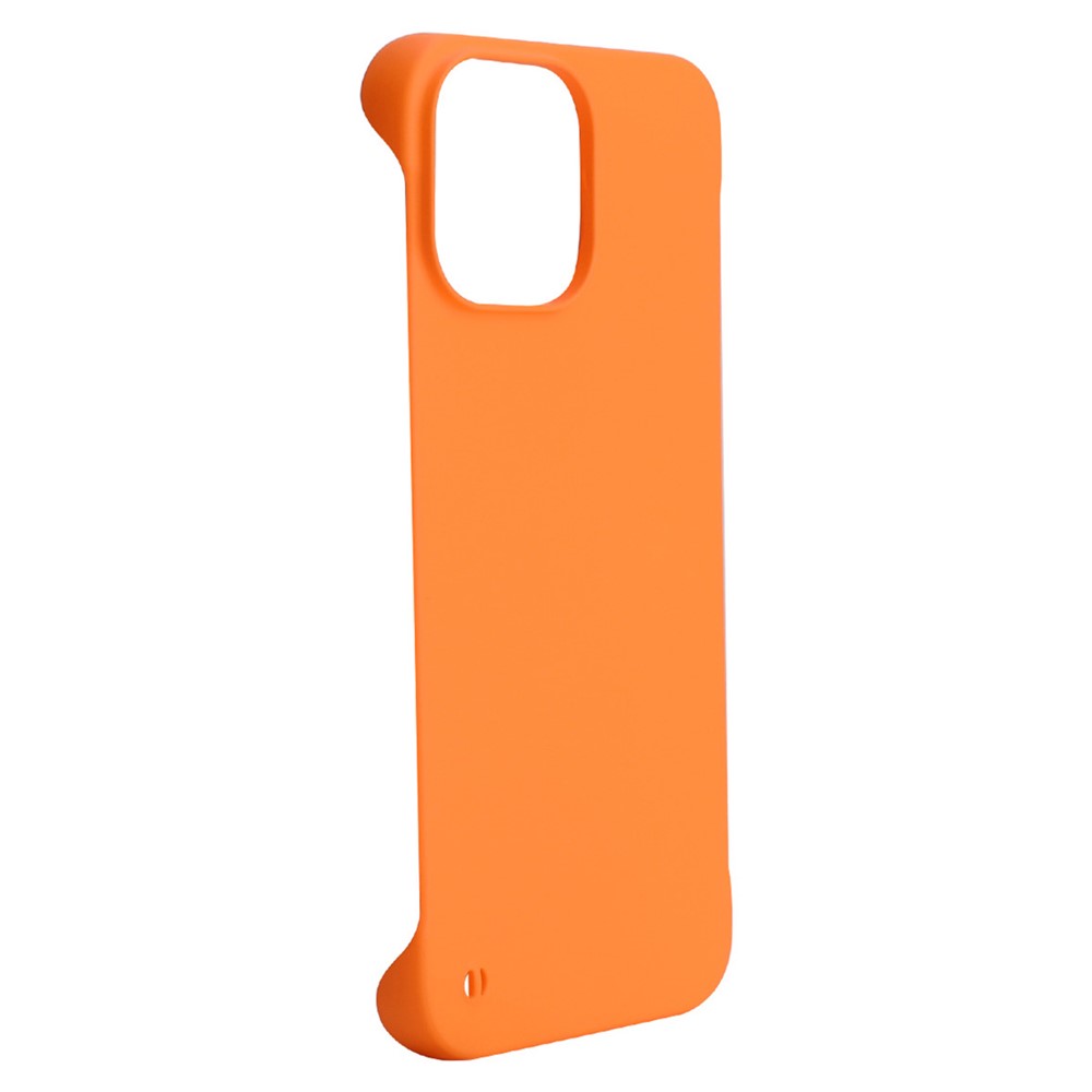 ENKAY Rubberized Matte Frameless Anti-scratch Hard PC Phone Case Shell for iPhone 13 mini 5.4 inch - Orange-1