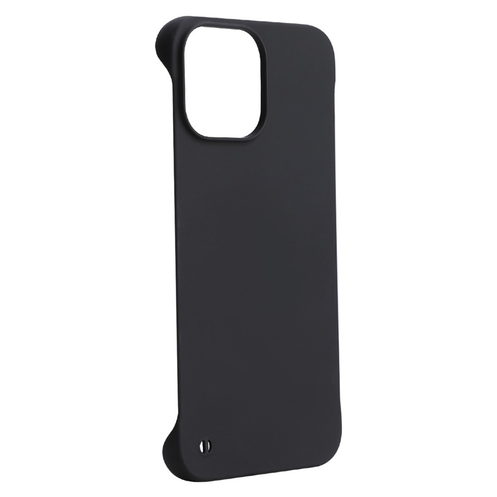 ENKAY HAT PRINCE Rubberized Matte Frameless Anti-scratch Hard PC Phone Case Shell for iPhone 13 mini 5.4 inch - Black