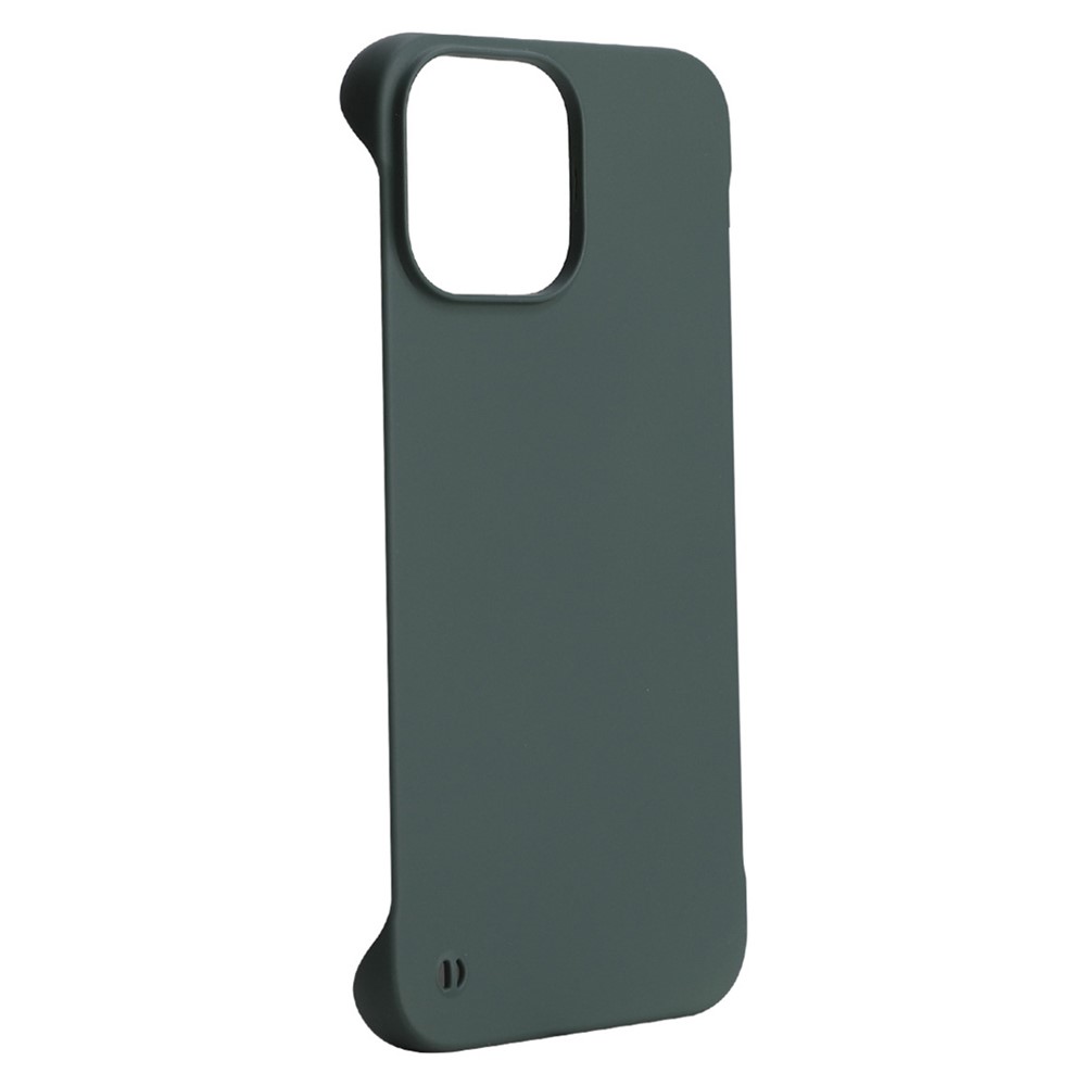 ENKAY HAT PRINCE Rubberized Matte Frameless Anti-scratch Hard PC Phone Case Shell for iPhone 13 mini 5.4 inch - Blackish Green