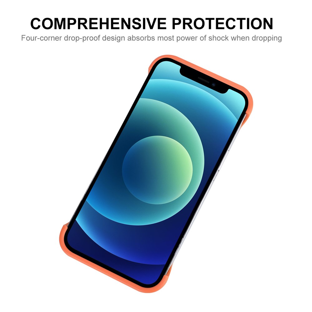 ENKAY For iPhone 12 Pro 6.1 inch/12 6.1 inch Heat Dissipation Slim Phone Case Frameless Drop Resistance Protective Cover with Hollow Design - Blue-2