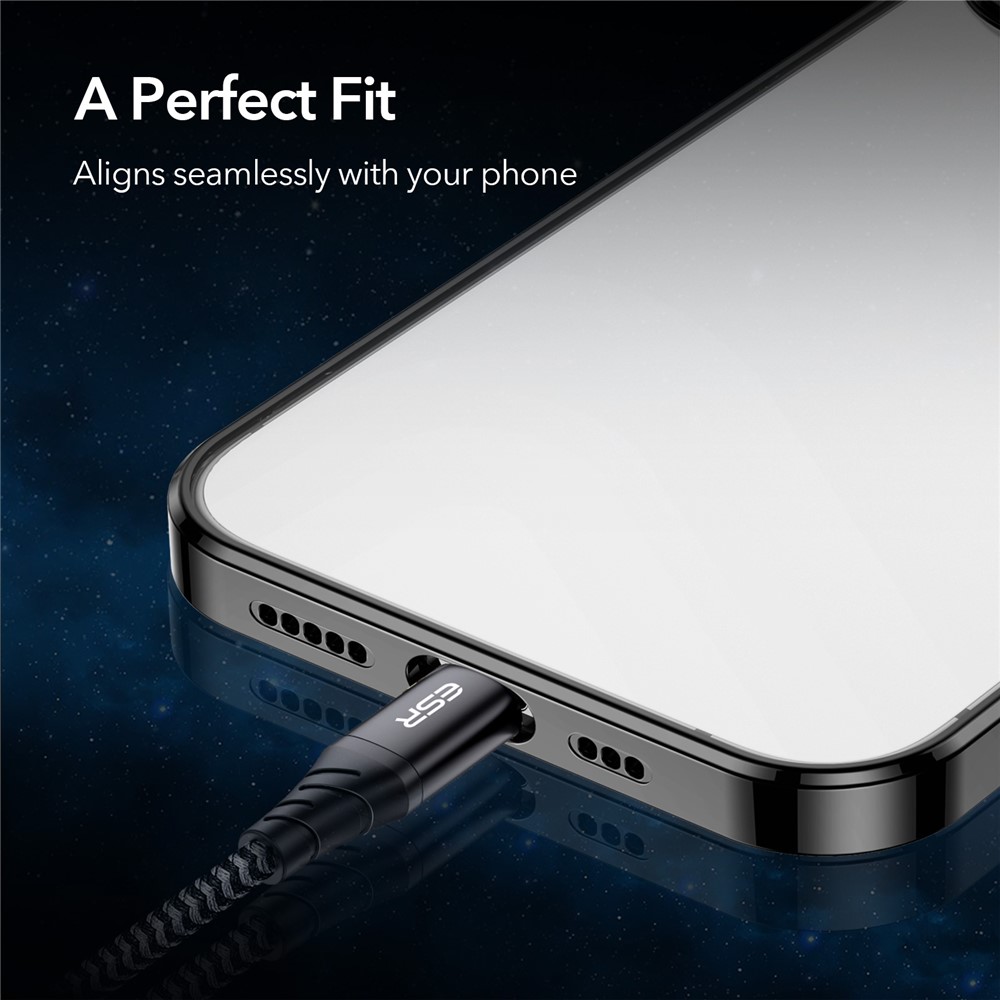ESR Project Zero Series Case for iPhone 13 Pro 6.1 inch, Slim Light Electroplating TPU Cell Phone Cover - Black-7