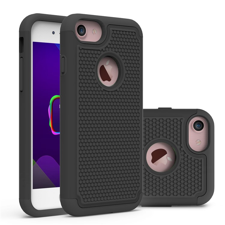 

Football Grain PC + Silicone Hybrid Case for iPhone 8/7 - Black, iPhone 8