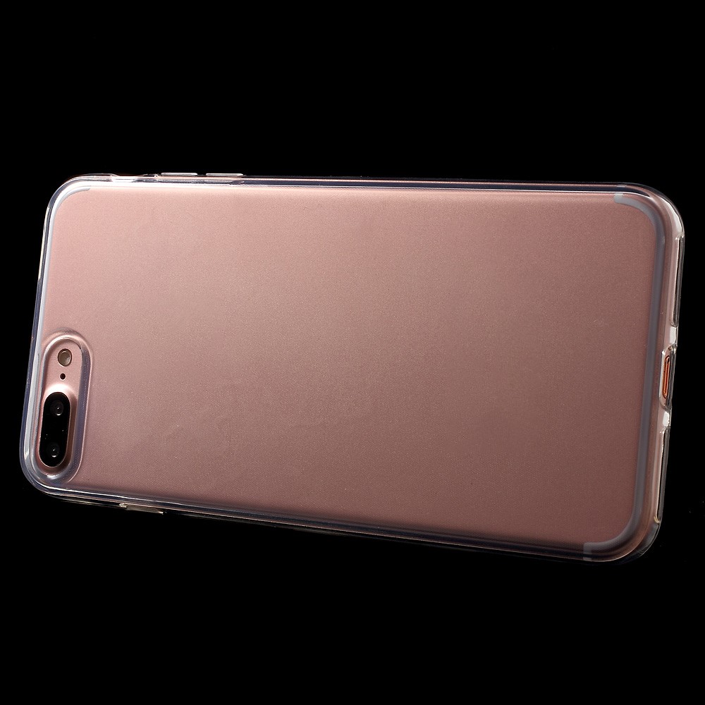Clear Glossy Gel TPU Skin for iPhone 7 Plus 5.5 Inch - Transparent-2
