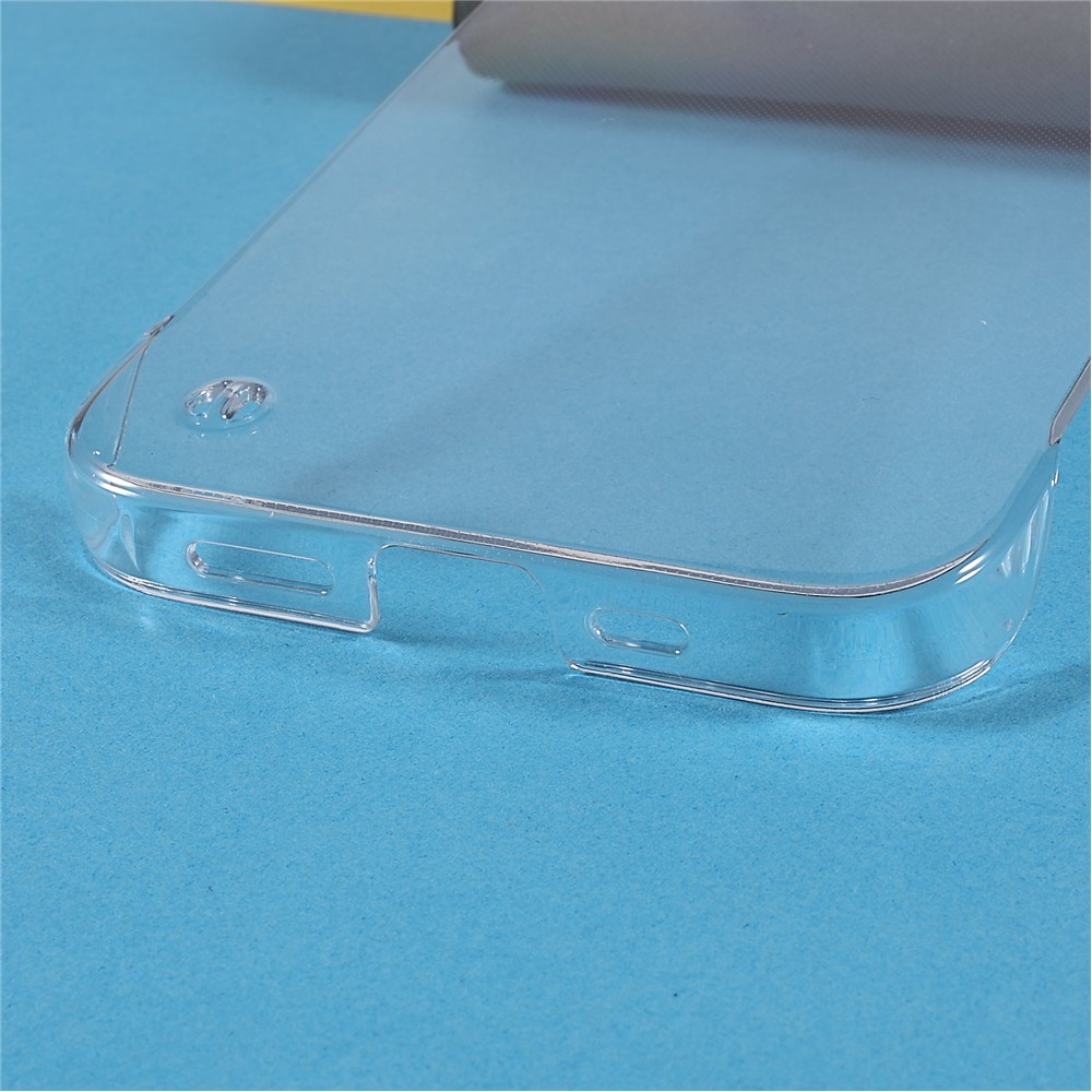 Crystal Clear Case for iPhone 13 6.1 inch, Hard PC Back Scratch Resistant Slim Thin Cover-7