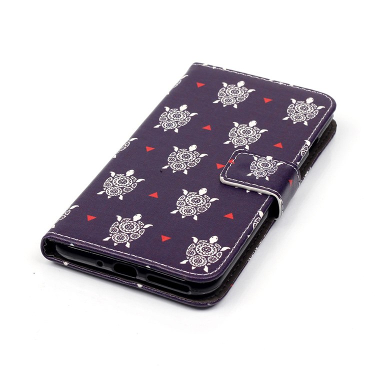 Wallet Leather Case Cover for iPhone 8 Plus / 7 Plus 5.5 inch - Tortoise Pattern-4