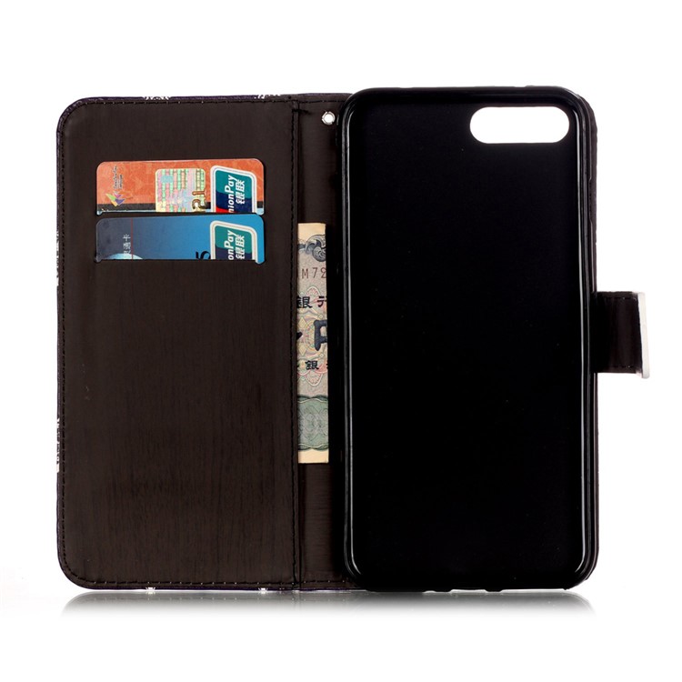 Wallet Leather Case Cover for iPhone 8 Plus / 7 Plus 5.5 inch - Tortoise Pattern-6