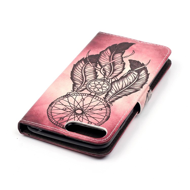 PU-lederner Standplatz-Fall für iPhone 8 Plus / 7 , 5 + Millimeter - Traum Fänger-5
