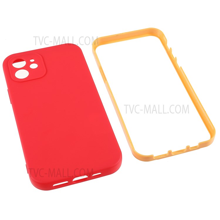 Precise Cutout PC Frame + TPU Back Case for iPhone 12 Pro 6.1 inch, Detachable 2-in-1 Anti-fall Phone Case - Black-19