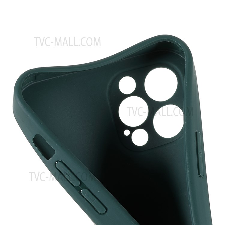 Precise Cutout PC Frame + TPU Back Case for iPhone 12 Pro 6.1 inch, Detachable 2-in-1 Anti-fall Phone Case - Blackish Green-10
