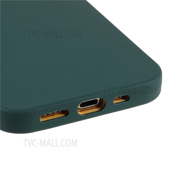 Precise Cutout PC Frame + TPU Back Case for iPhone 12 Pro 6.1 inch, Detachable 2-in-1 Anti-fall Phone Case - Blackish Green-6