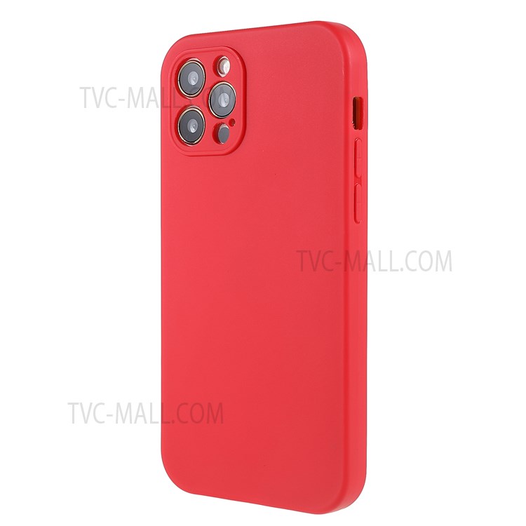 Precise Cutout PC Frame + TPU Back Case for iPhone 12 Pro 6.1 inch, Detachable 2-in-1 Anti-fall Phone Case - Red-3