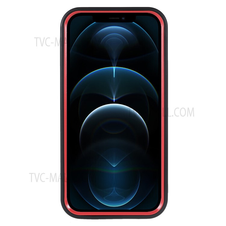 PC Frame + Soft TPU Phone Case for iPhone 12 Pro Max 6.7 inch, Detachable Shockproof Mobile Phone Cover - Black-4